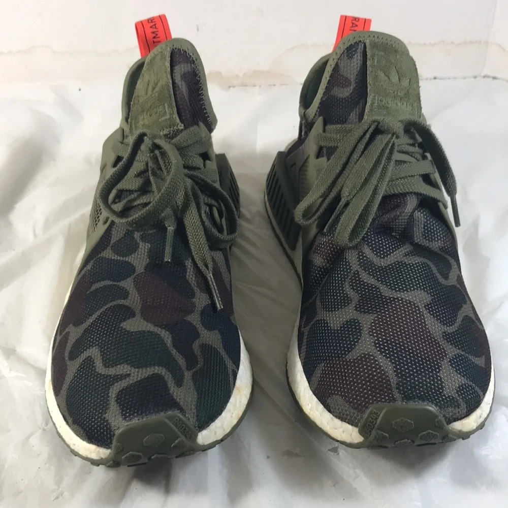 Adidas NMD XR1 Mens Olive Duck Camouflage Sneakers Size 11